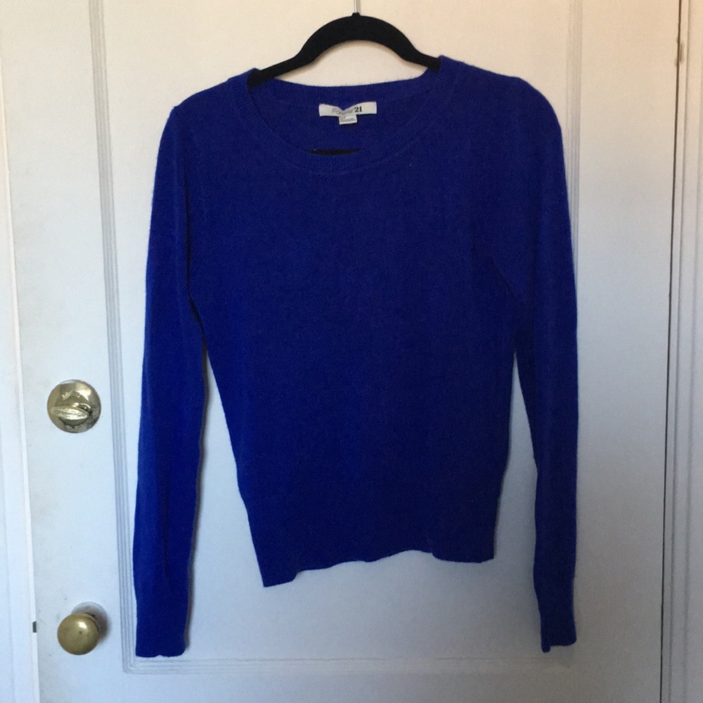 Blue forever 21 sweater
